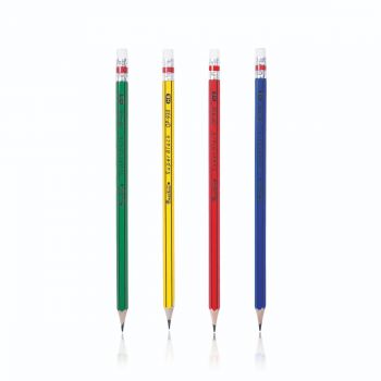 ดินสอดำ Quantum QP930 HB (กล่อง 12 แท่ง) (คละสี)