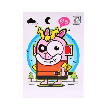 สมุดบันทึกปกอ่อน ตราช้าง รุ่น K-101 60 แกรม 30 แผ่น (คละลาย) 