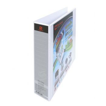 แฟ้ม 3 ห่วง ตราช้าง ปก PP TEARSEAL รุ่น 7360 ขนาด A4 สีขาว 
