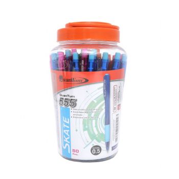 ปากกาลูกลื่น Quantum 555 (กระบอก 50 แท่ง)