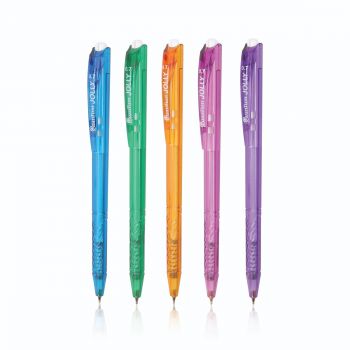 ปากกาลูกลื่น Quantum Skate Jolly 0.7 น้ำเงิน (คละสี) (กระบอก 50 แท่ง)