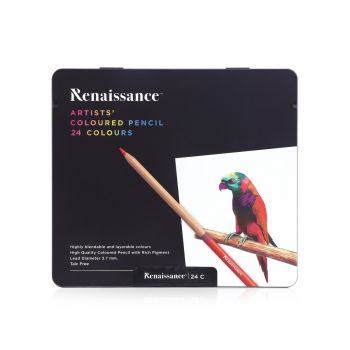 สีไม้ Renaissance เกรดอาร์สติส รุ่น 24 สี