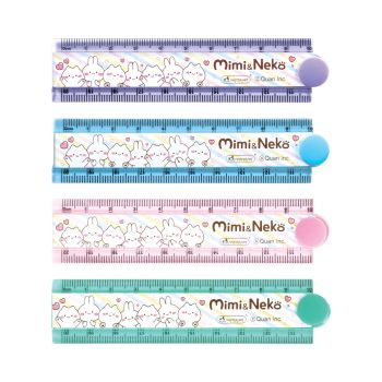 ไม้บรรทัดมิมิเนโกะ 6 นิ้ว มาสเตอร์อาร์ต (คละสี)