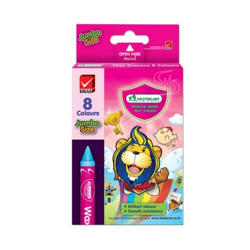 สีเทียน Master Art ขนาดจัมโบ้ 8 สี 