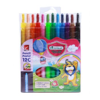 สีไม้ Master Art พาสเทล 12 สี 