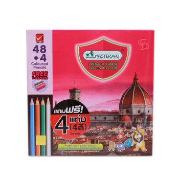 สีไม้ แท่งยาว Master Art 48 สี
