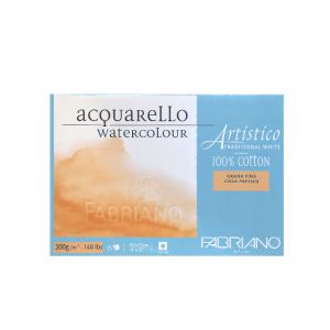 กระดาษวาดภาพ Fabriano Artistico ขนาด35.5x51cm 300แกรม ผิวกึ่งหยาบ