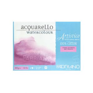 กระดาษวาดภาพ Fabriano Artistico 300แกรม ผิวเรียบ ขนาด45.5x61cm 10 แผ่น