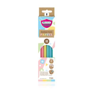 ดินสอดำ Master Art เกรด HB ลายพาสเทล 