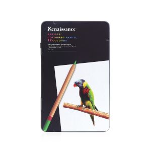 สีไม้ Renaissance เกรดอาร์สติส รุ่น 12 สี