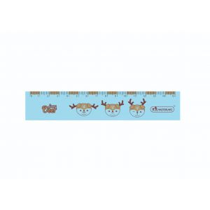 ไม้บรรทัด 15 ซม Master Art Funny Deer (คละสี)