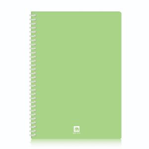 สมุดริมลวด ตราช้าง รุ่น WPP-121T ขนาด B5 70 แกรม 40 แผ่น สีเขียวอ่อน 