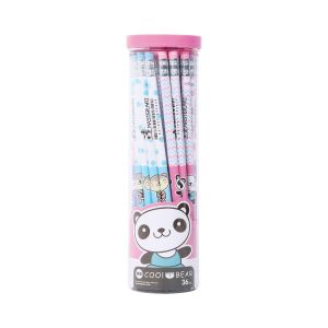 ดินสอดำแฟนซี Master Art เกรด HB (กระบอก 36 แท่ง) (คละสี)