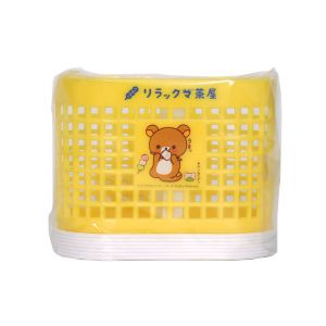 ตะกร้าแบ่งช่อง ลาย rilakkuma - 005 (คละสี)