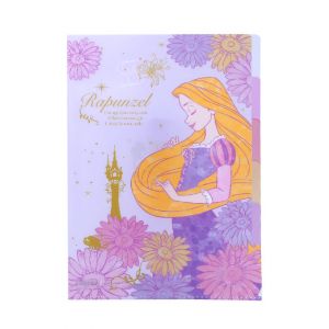 แฟ้มพลาสติกแยกเอกสารได้ 5 ช่อง ขนาด A4 ลาย Rapunzel