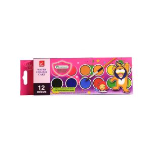 สีน้ำก้อน Master Art 12 สี กล่องกระดาษ *ไม่แถมพู่กัน