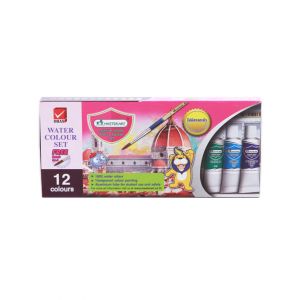 สีน้ำ 5 มล. Master Art 12 สี แถมพู่กัน