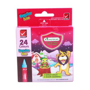 สีเทียน Master Art ขนาดกลาง 24 สี 